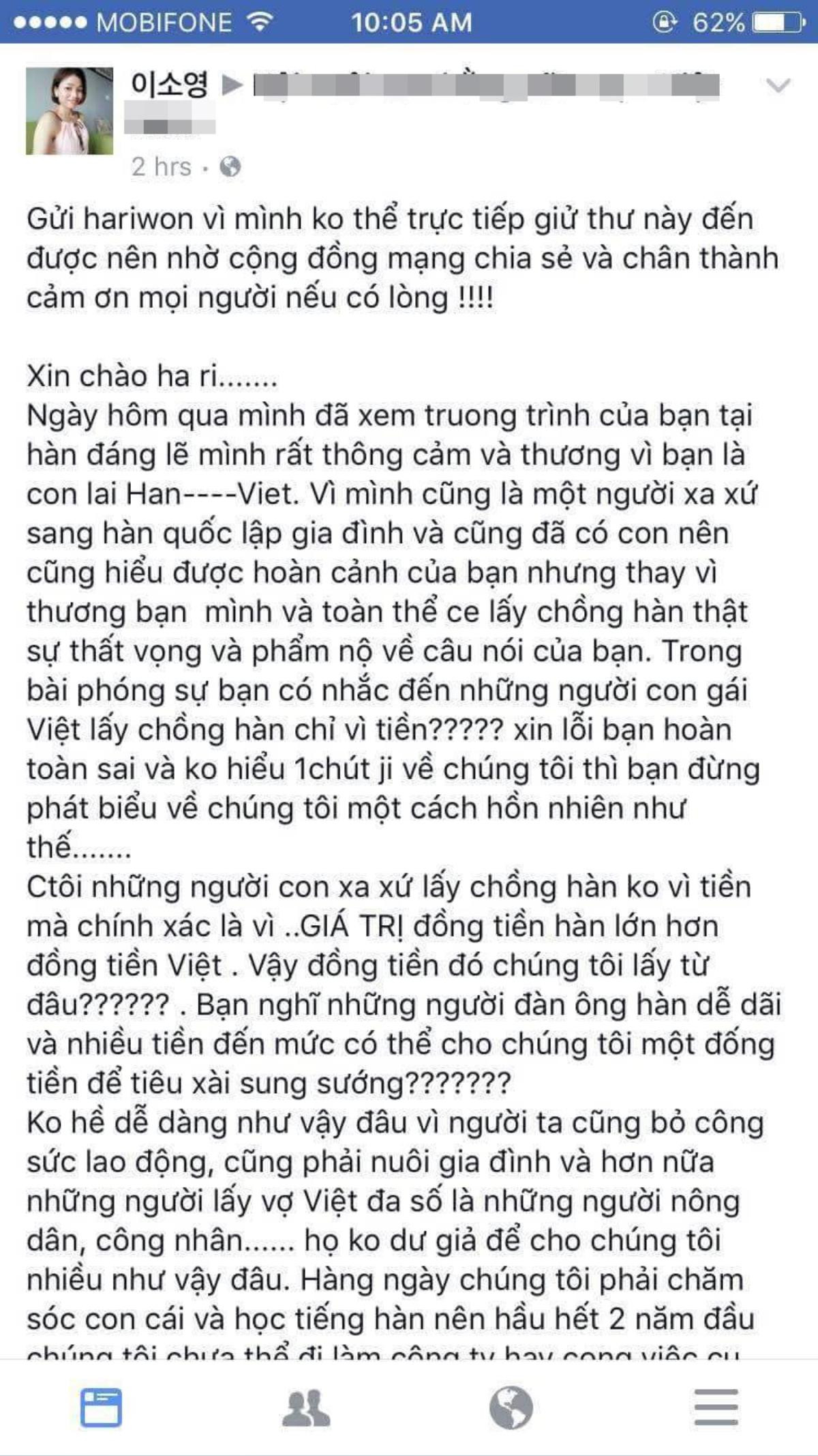 Bị anti-fan lật lại clip cũ nhằm bôi xấu hình ảnh, Hari Won lên tiếng: 'Tôi hoàn toàn không có 1 lần nào nhắc về cô dâu Việt' Ảnh 1