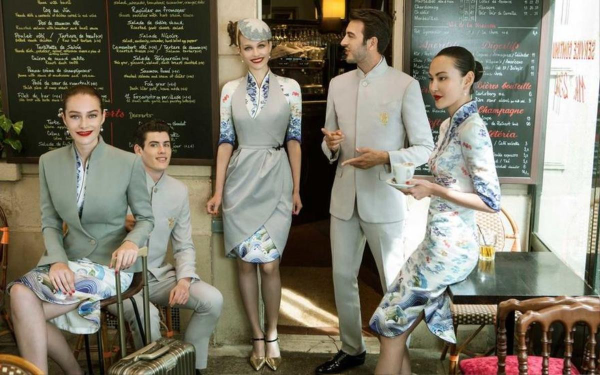 Đồng phục Haute Couture sang chảnh của Hainan Airlines xuất hiện trên sàn Paris Couture Week Ảnh 7