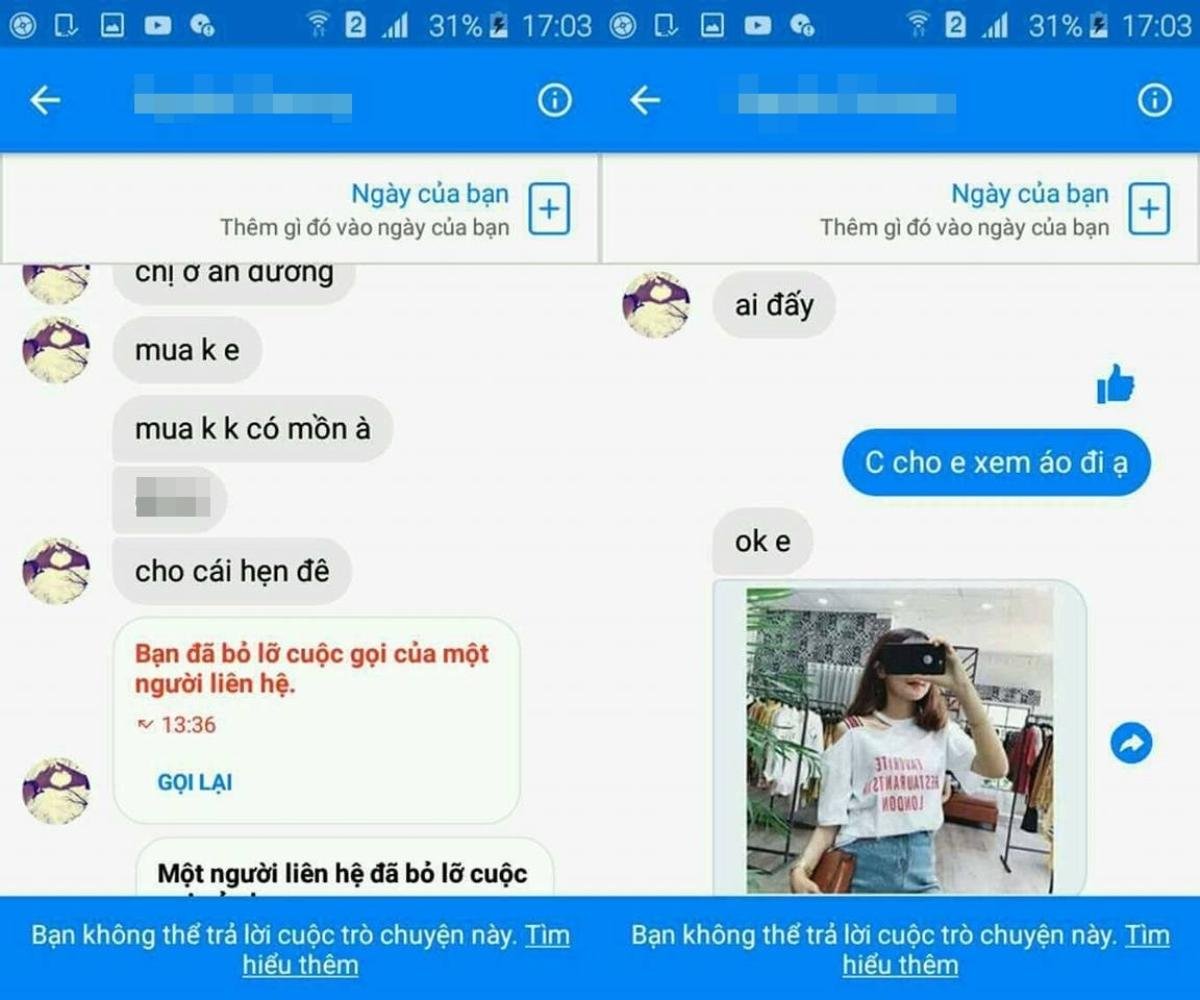 'Khóc thét' với 10x bán hàng online tự inbox, tự ship và hăm dọa khi khách không lấy đồ Ảnh 2