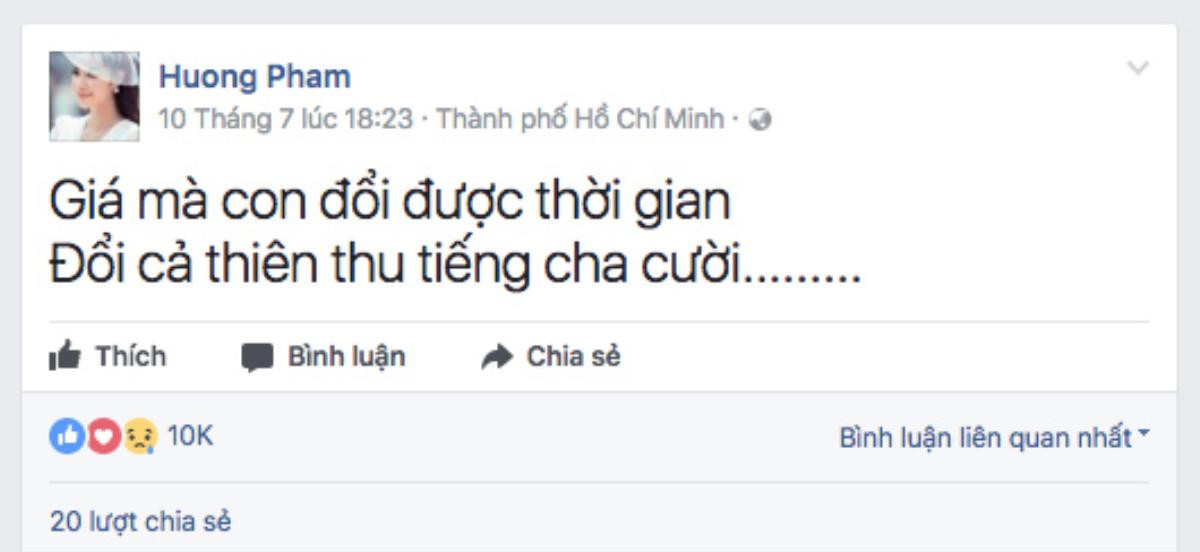 Tình trạng sức khỏe của bố nguy kịch, Hoa hậu Phạm Hương khẩn thiết tìm nhóm máu AB Ảnh 4