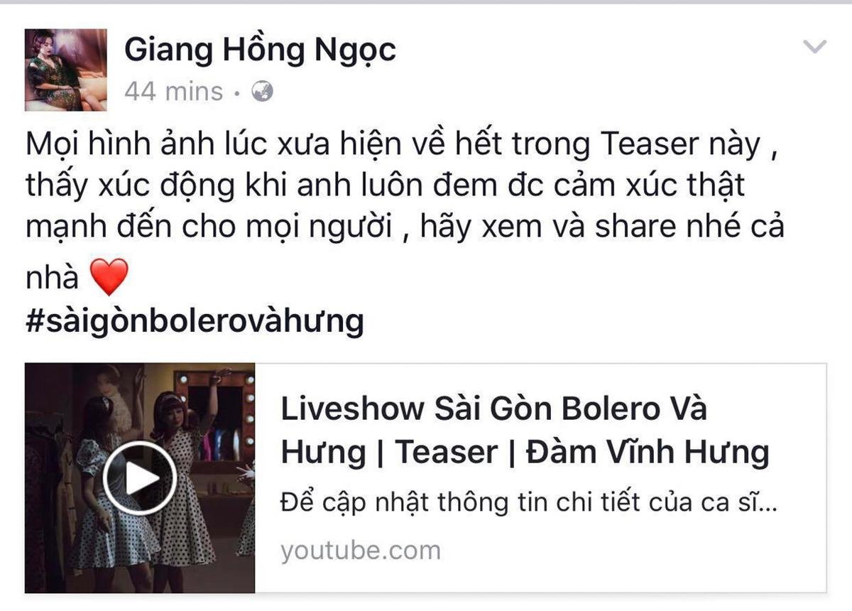 Dàn sao Việt bày tỏ sự ngưỡng mộ trước liveshow bolero của Mr Đàm Ảnh 3