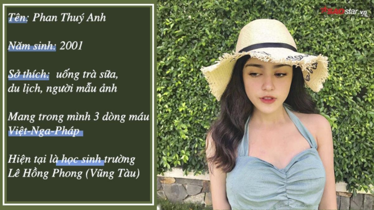 Phan Thuý Anh: cô nàng sở hữu nét đẹp lai cuốn hút gây xôn xao cộng đồng mạng Ảnh 1