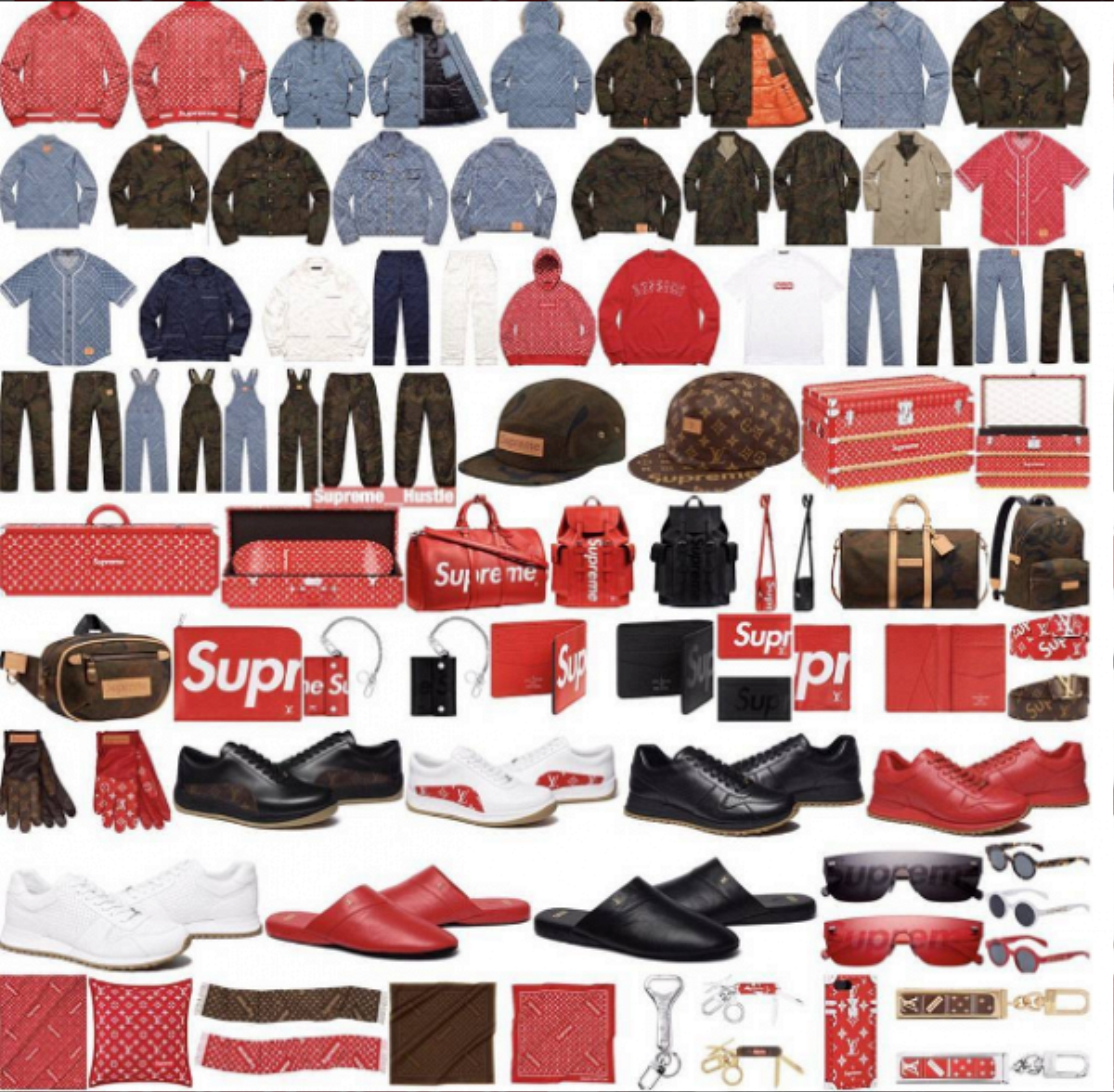 Cơ hội cuối cùng cho các homie ‘nhuộm đỏ’ tủ đồ với Louis Vuitton x Supreme là đây! Ảnh 3