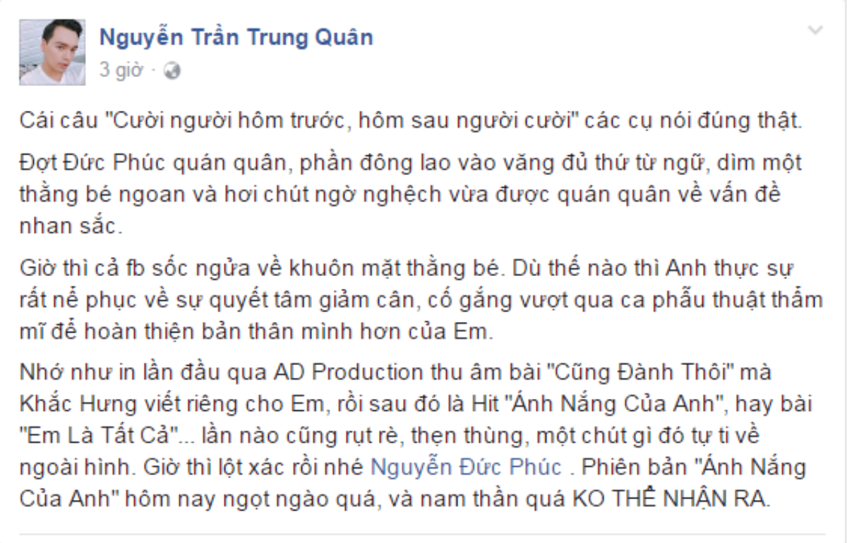 Thành công 'thoát kén hóa bướm', Đức Phúc gây bất ngờ cho dàn sao Việt Ảnh 5