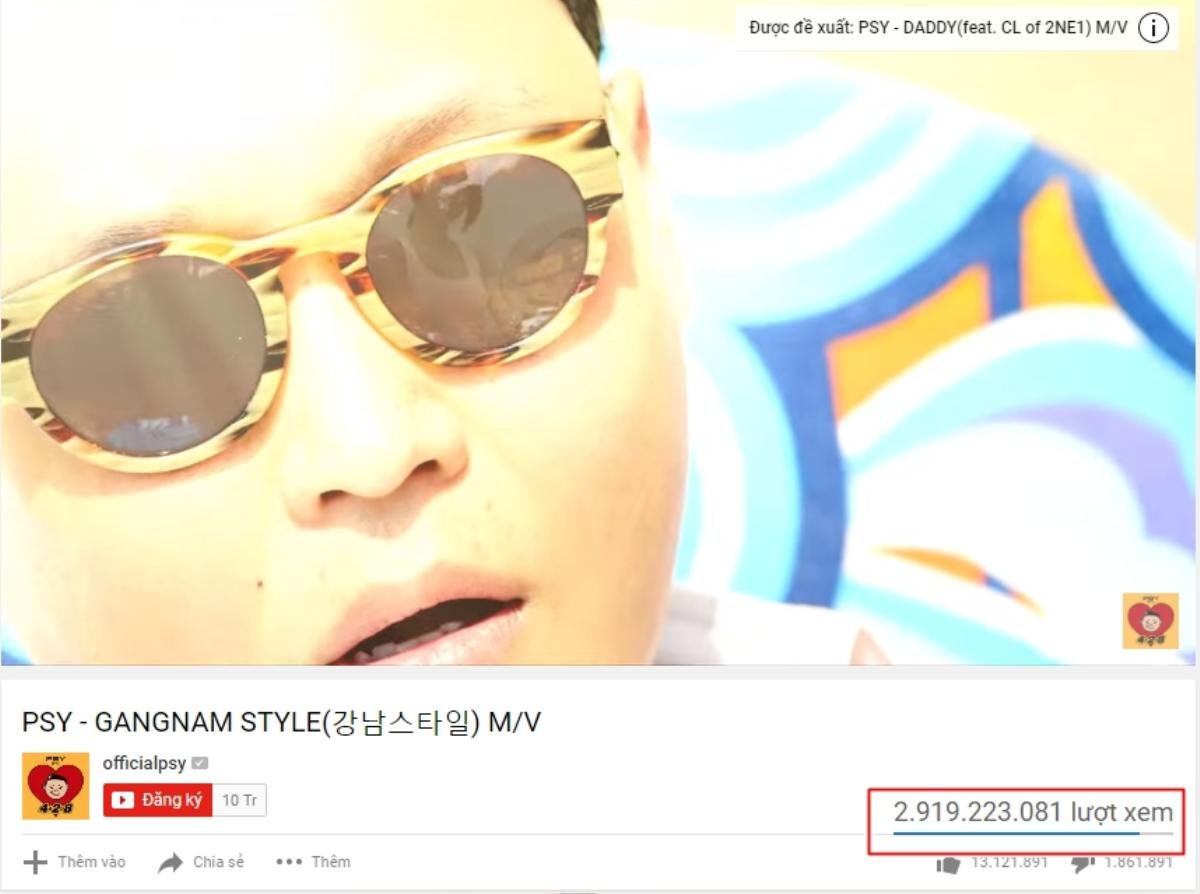 Đã có MV khiến 'Gangnam Style' văng khỏi top 2 lượt xem cao nhất thế giới Ảnh 2