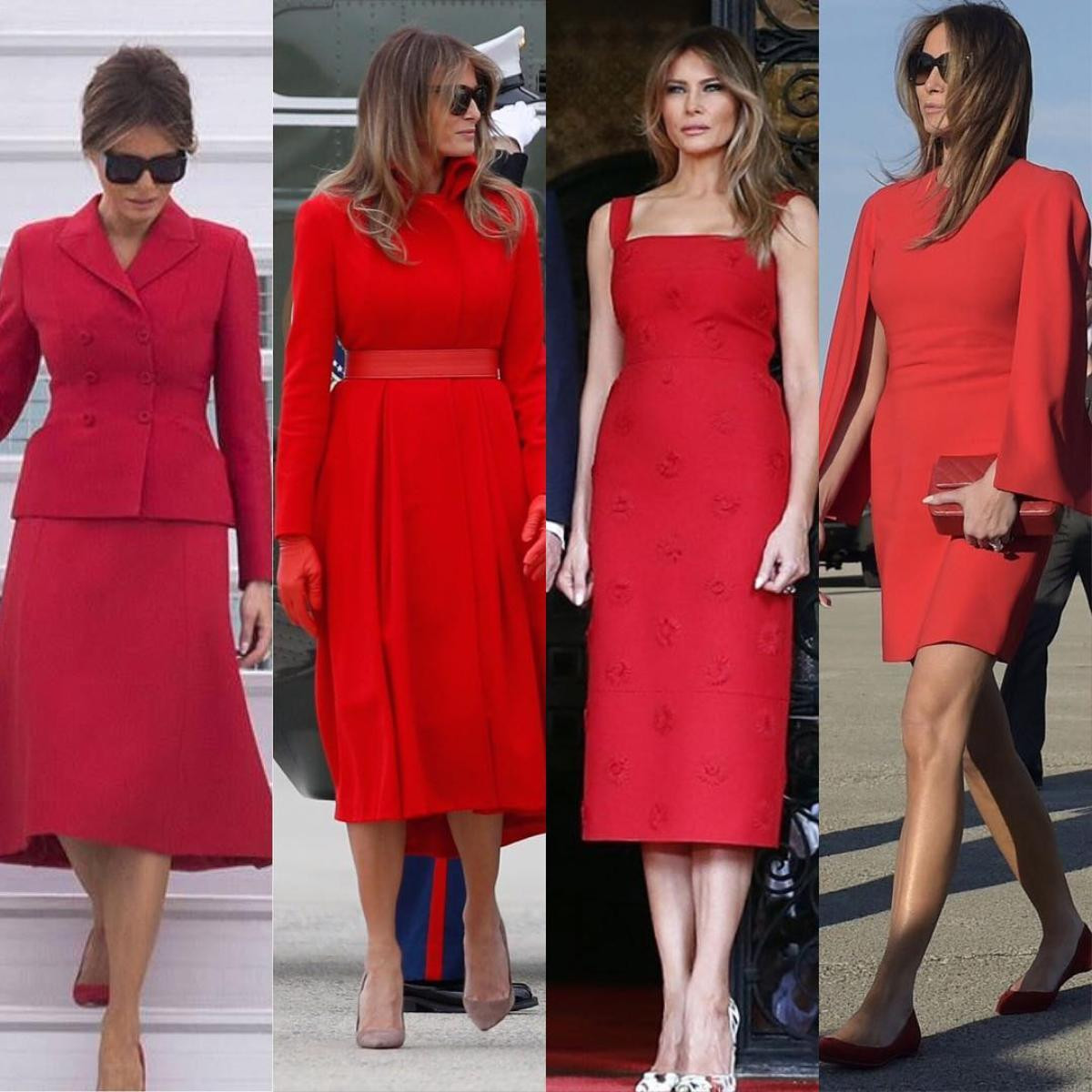 Giải mã ngôn ngữ thời trang của Đệ nhất phu nhân Tổng thống Mỹ - Melania Trump Ảnh 13