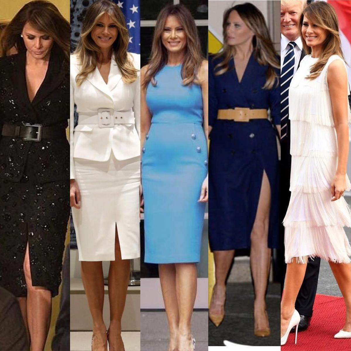 Giải mã ngôn ngữ thời trang của Đệ nhất phu nhân Tổng thống Mỹ - Melania Trump Ảnh 12