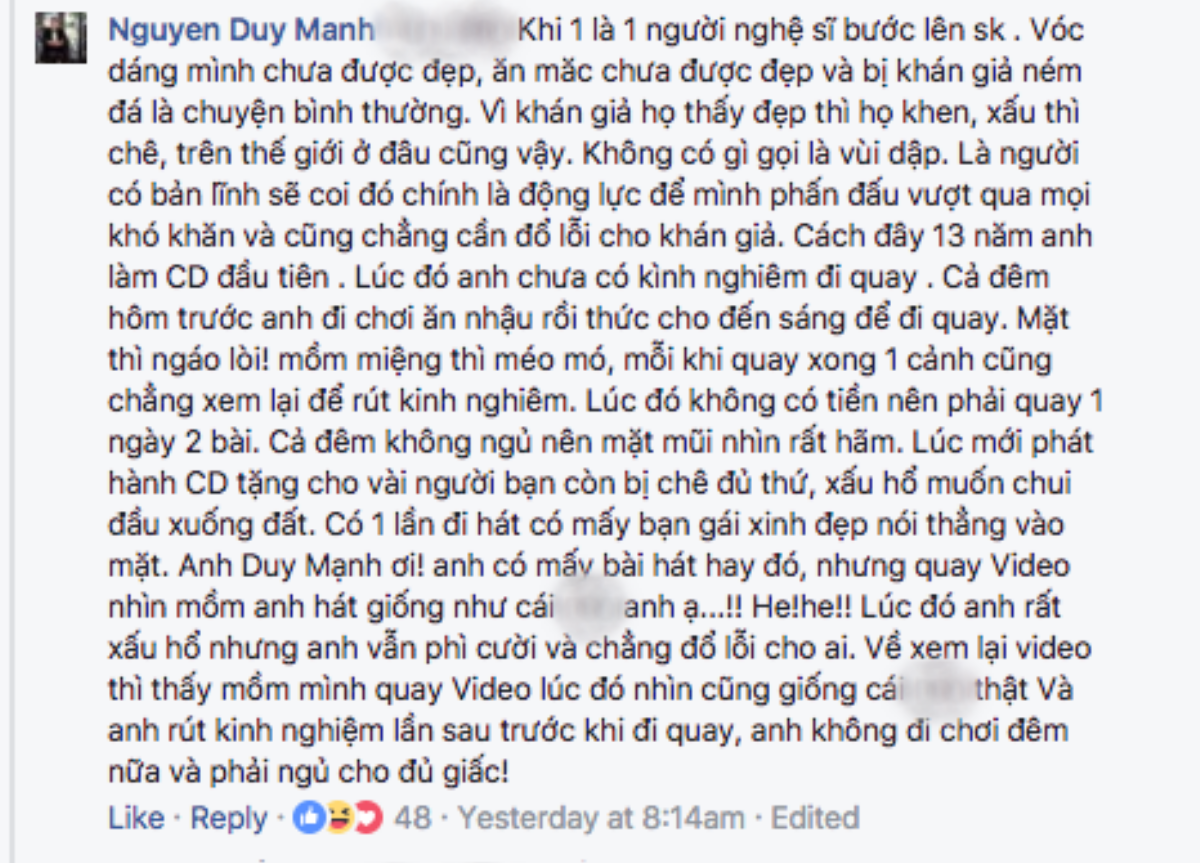 Duy Mạnh gay gắt phản bác quan điểm của MC Phan Anh về việc Đức Phúc thẩm mỹ Ảnh 4