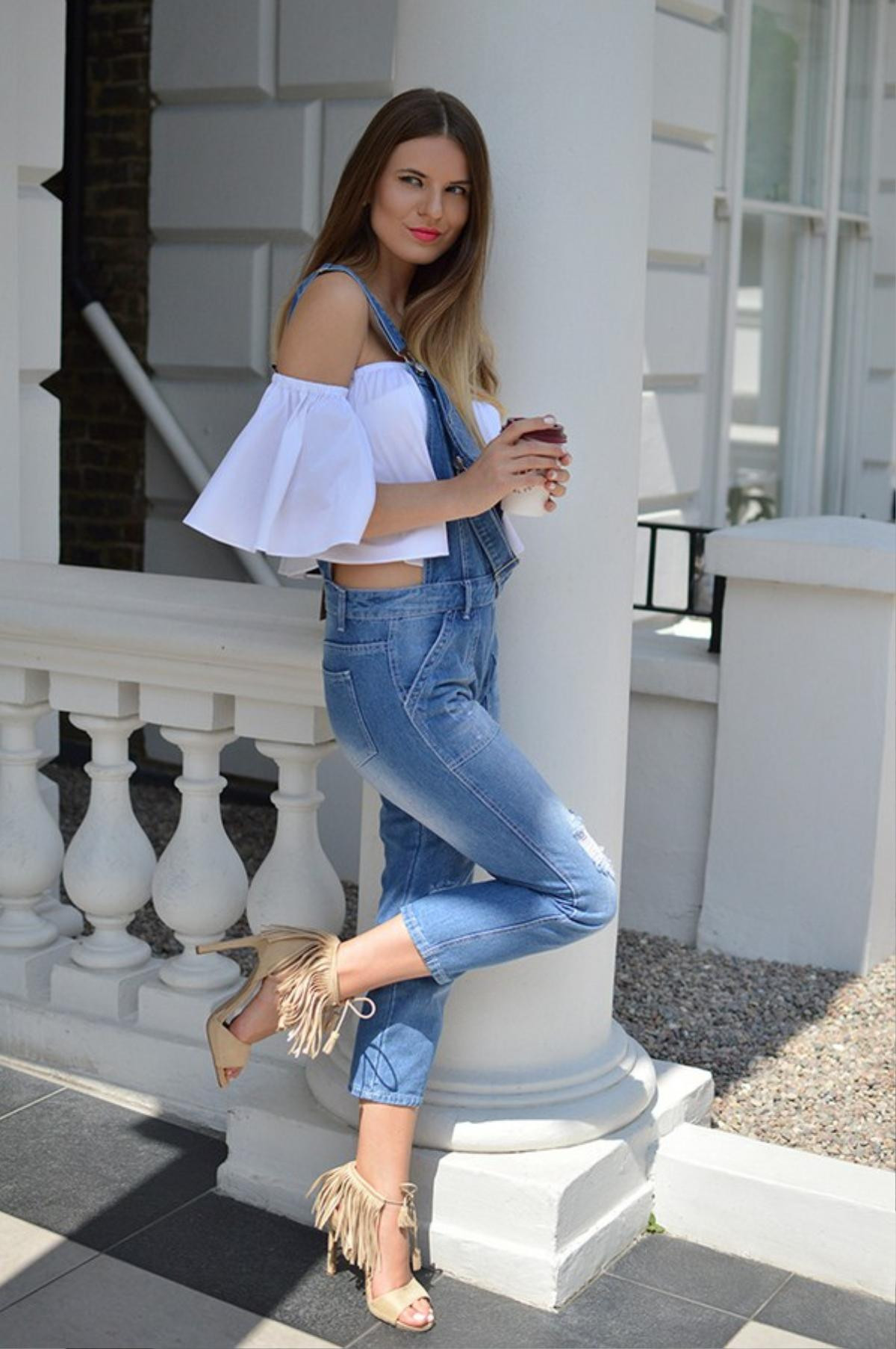 Dungaree và Offshoulder - Sự kết hợp thú vị đầy lạ mắt Ảnh 3