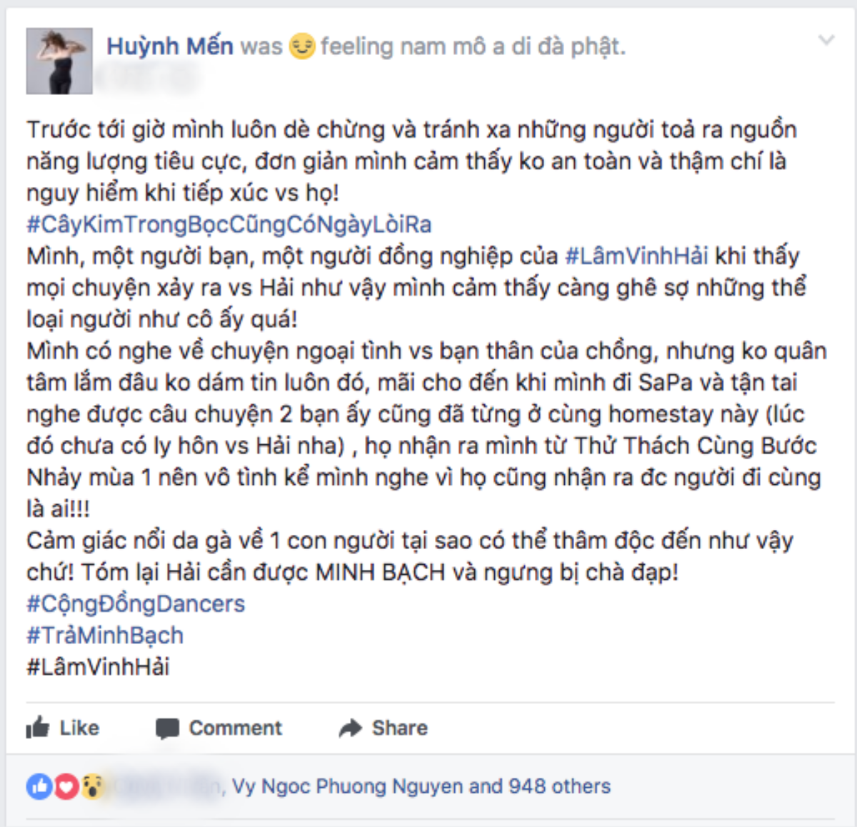 Bị Huỳnh Mến tố ngoại tình, Lý Phương Châu trần tình: ‘Cô ấy chỉ nói theo kiểu phiến diện và đinh ninh như đúng rồi’ Ảnh 2