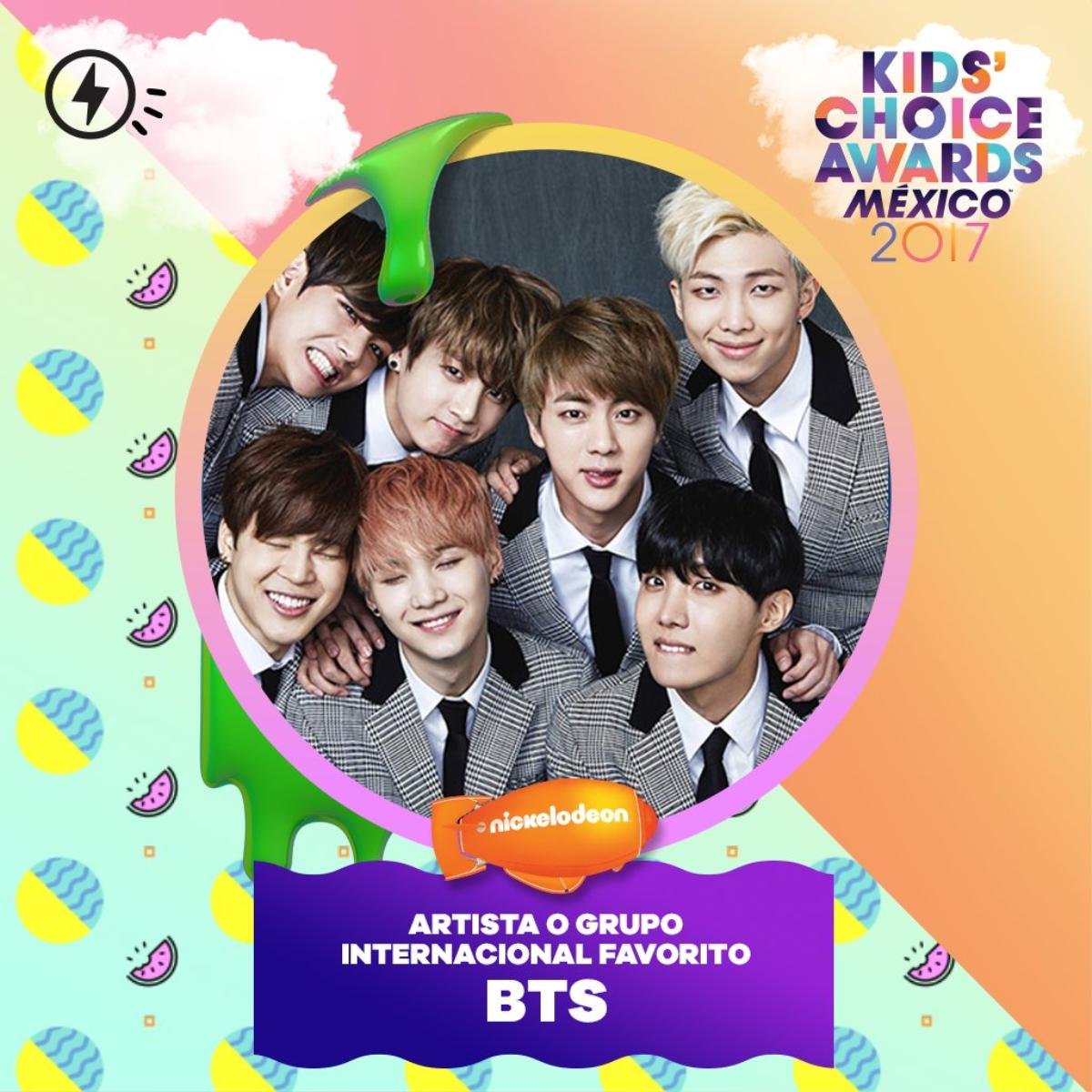 BTS tiếp tục ẵm giải thưởng lớn tại Kids' Choice Awards Mexico 2017 Ảnh 1