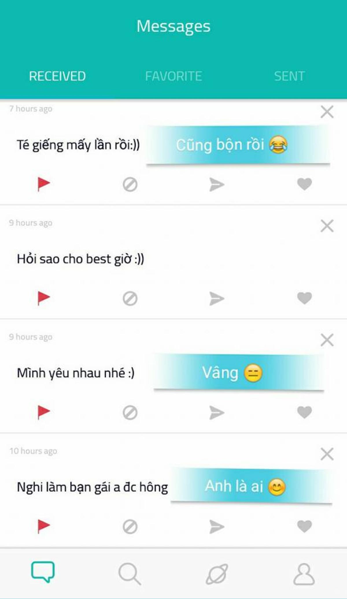 Chỉ xuất hiện vài ngày, Sarahah đã trở thành nơi 'thả thính' ngầm của giới trẻ Ảnh 2