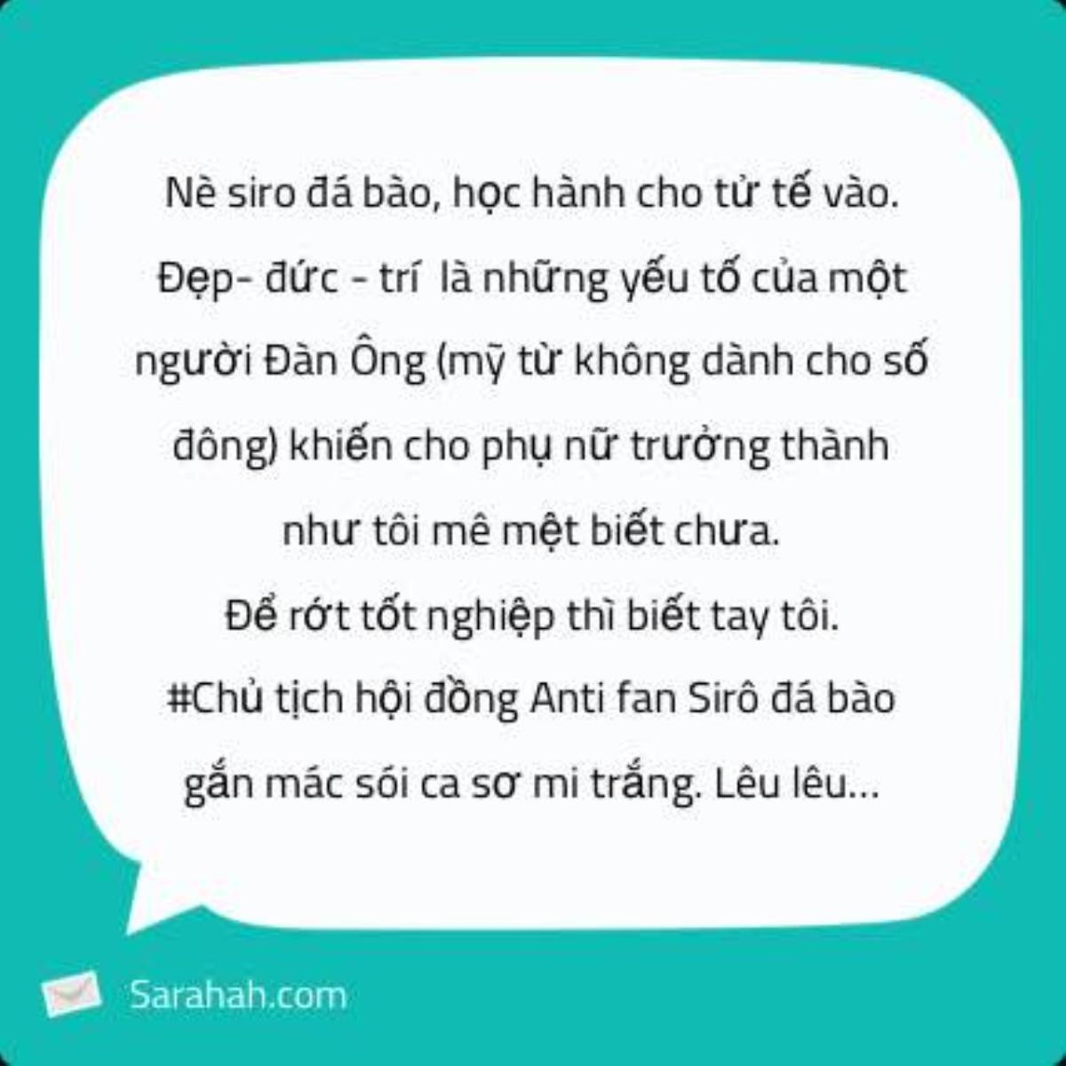 Chỉ xuất hiện vài ngày, Sarahah đã trở thành nơi 'thả thính' ngầm của giới trẻ Ảnh 6