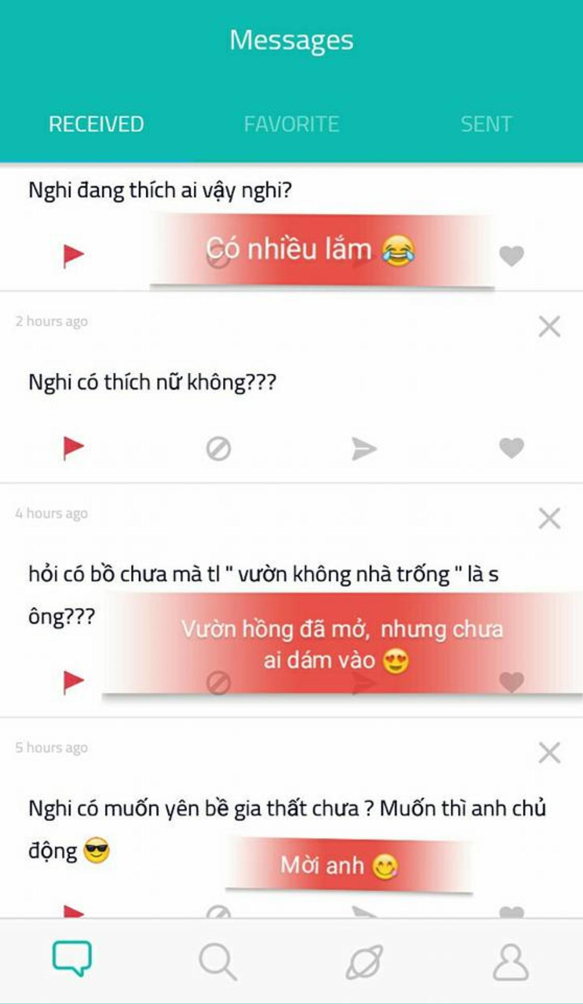 Chỉ xuất hiện vài ngày, Sarahah đã trở thành nơi 'thả thính' ngầm của giới trẻ Ảnh 3