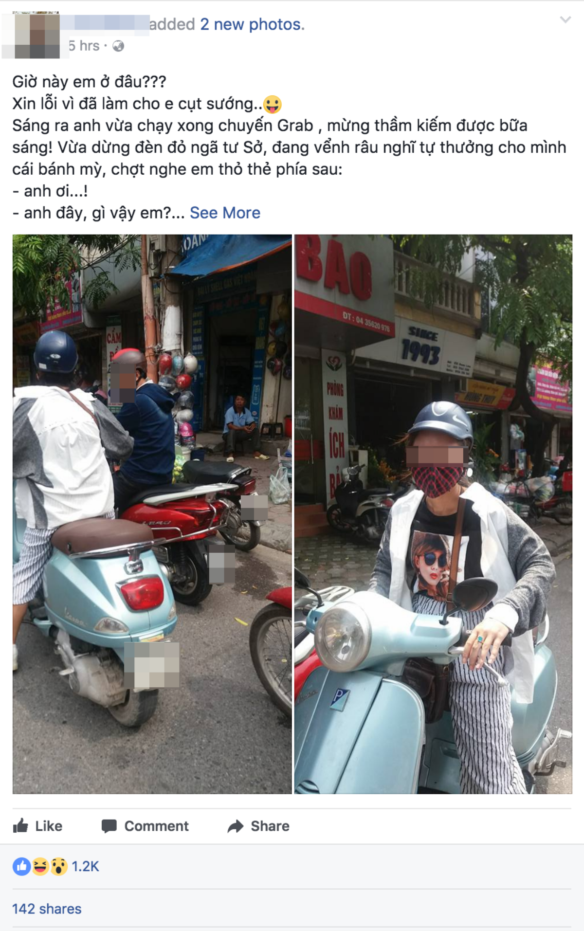 Tài xế Grab 'nhọ' nhất Hà Nội: Đã nghèo còn bị gái xinh đi Vespa lừa tiền đổ xăng Ảnh 1