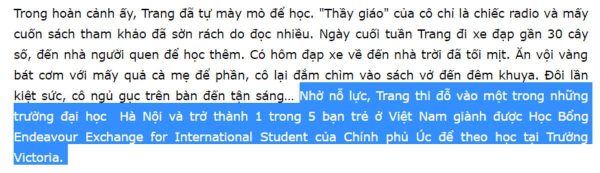 HOT: Nữ giáo viên Elight được nhắc đến trong clip của thầy Dan không hề giành được học bổng của Úc? Ảnh 3