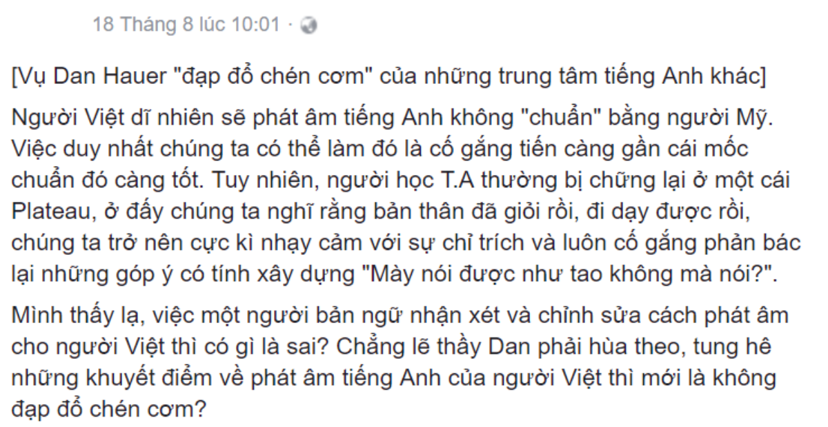 Thầy Dan bình luận về việc nữ giáo viên Elight bị tố không hề giành được học bổng: 'Nếu nó đúng thì… tệ thật!' Ảnh 2