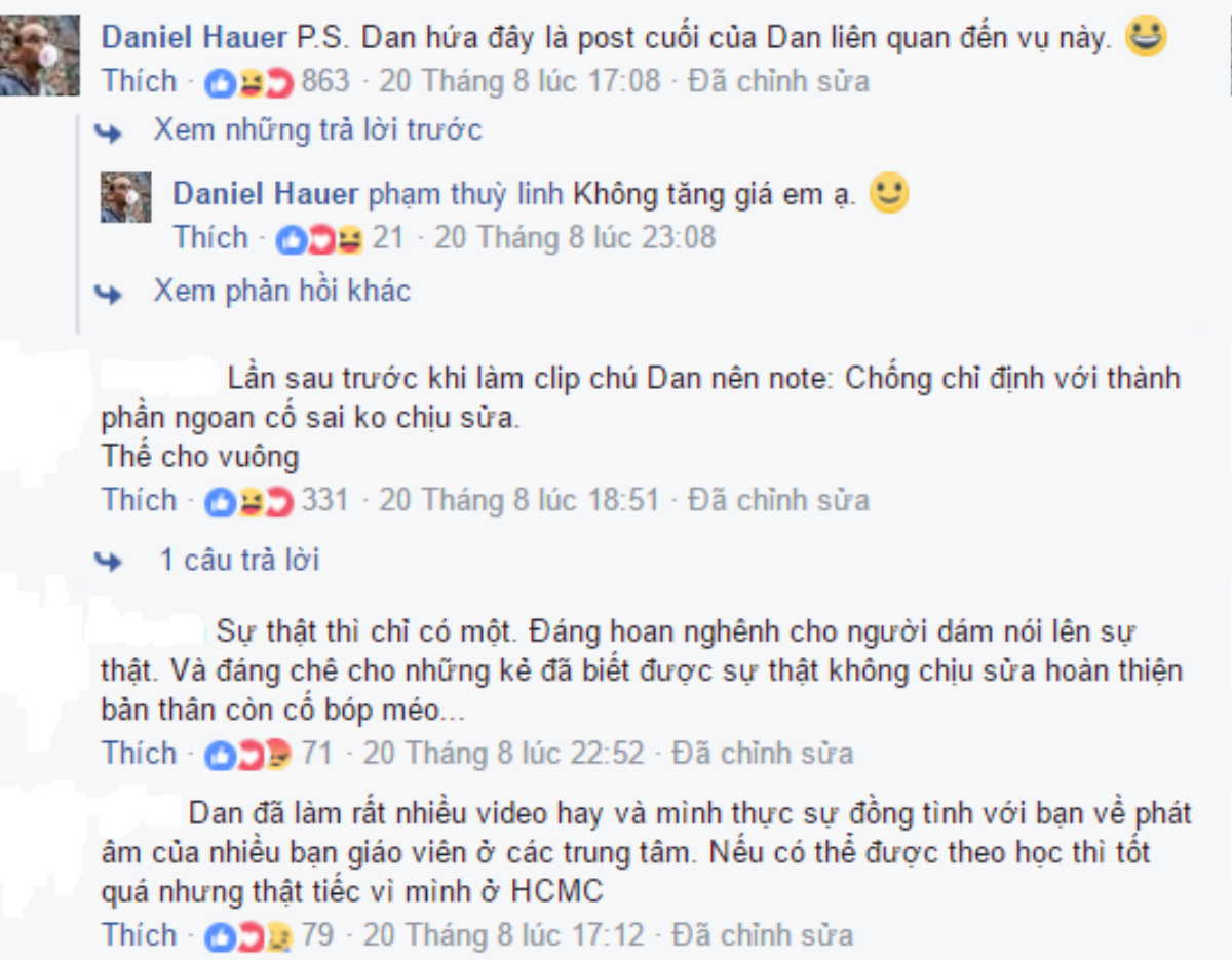 Thầy Dan bình luận về việc nữ giáo viên Elight bị tố không hề giành được học bổng: 'Nếu nó đúng thì… tệ thật!' Ảnh 7