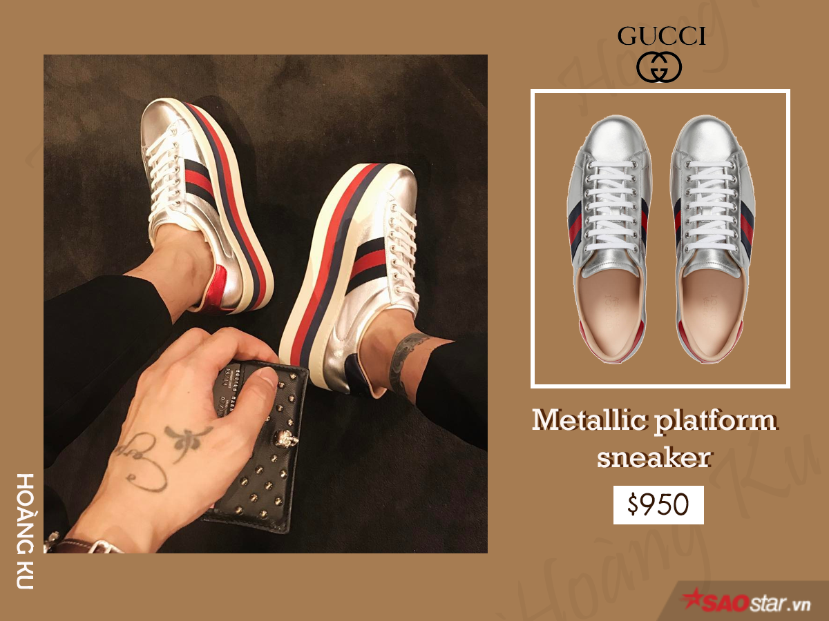 Giày hiệu Hoàng Ku không thiếu, nhưng chỉ Gucci mới khiến anh đổ tiền mạnh đến vậy Ảnh 2