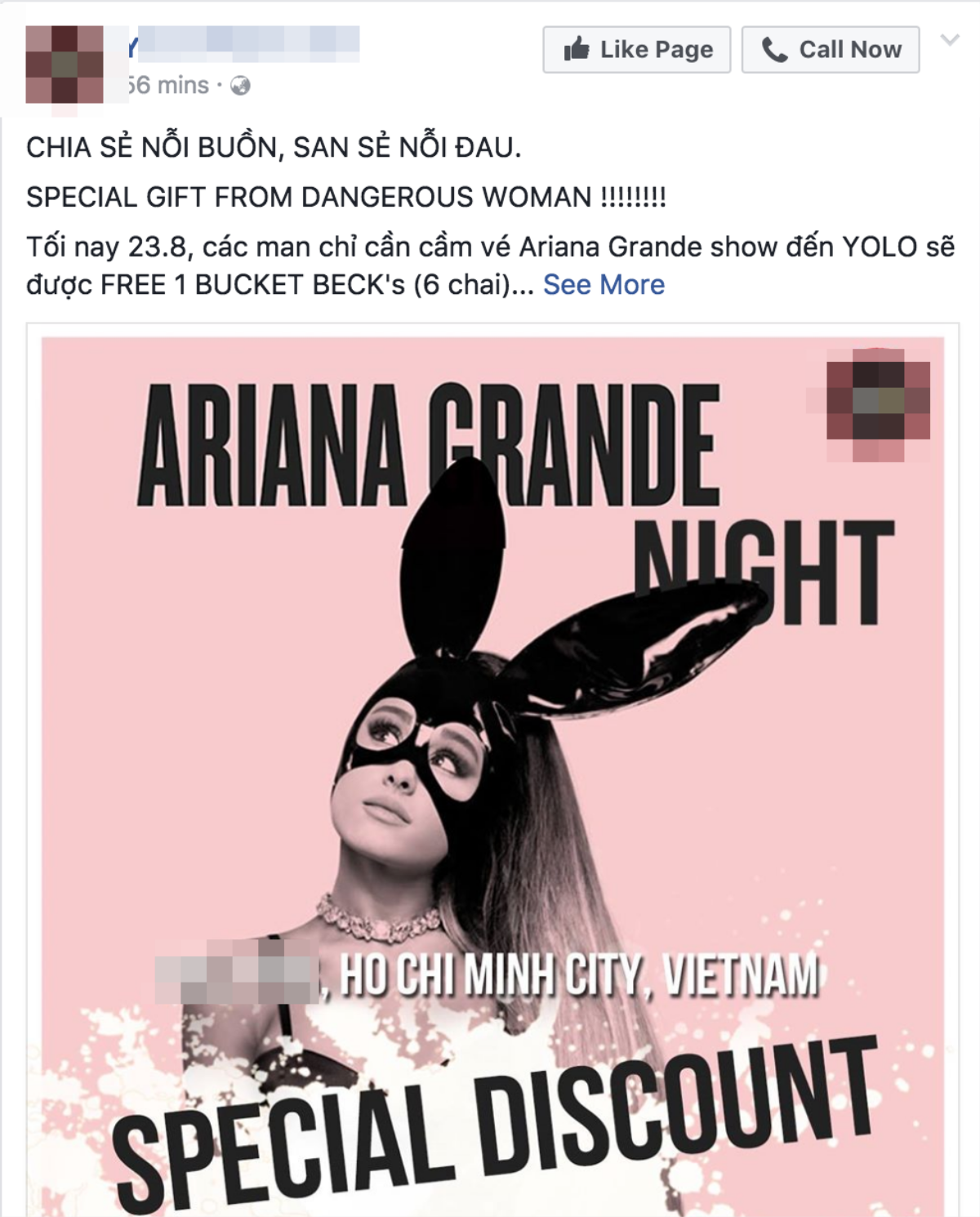 Hàng loạt quán ăn, tụ điểm vui chơi tung khuyến mãi 'ăn theo' sự kiện Ariana Grande hủy show diễn ở TP HCM Ảnh 2