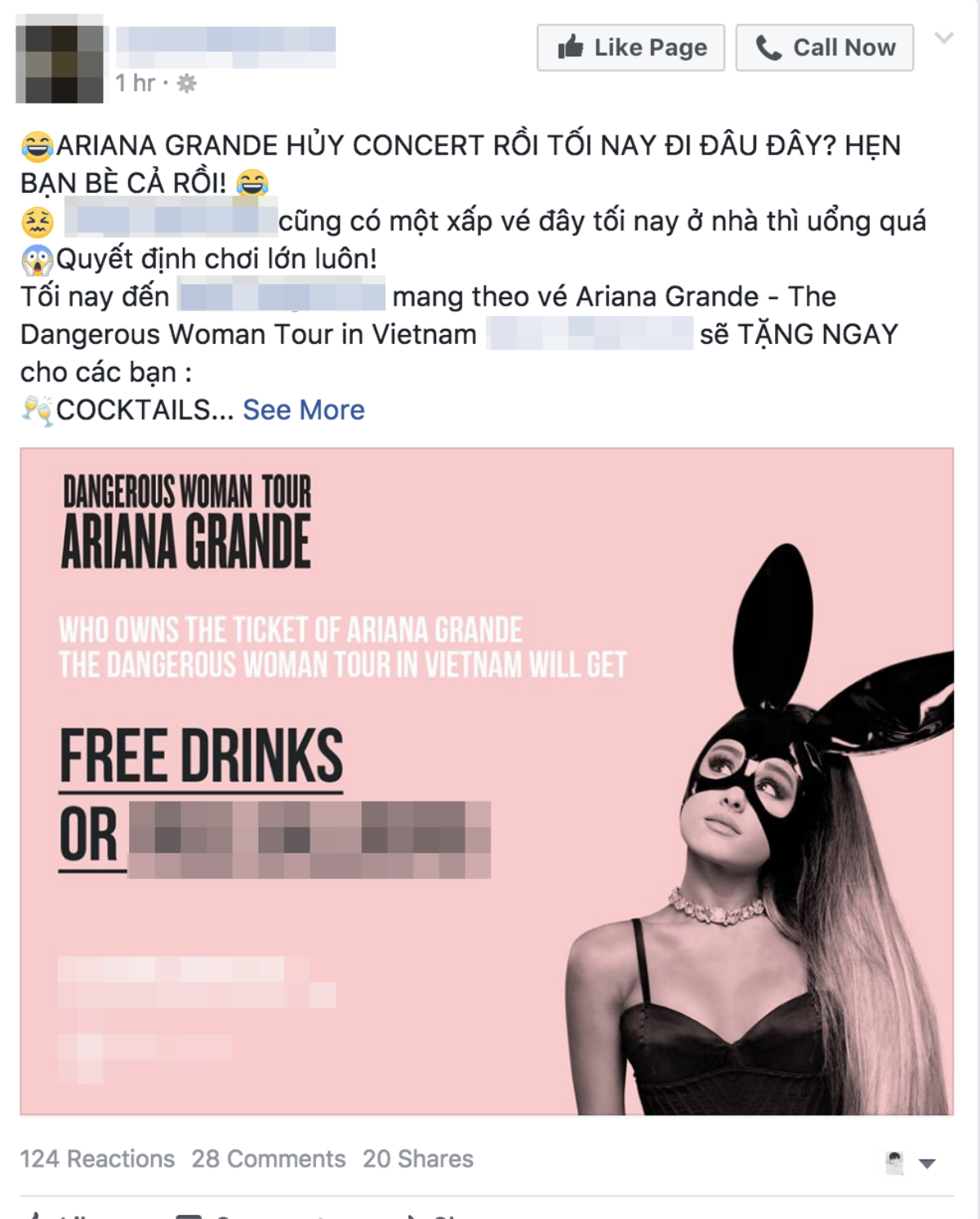 Hàng loạt quán ăn, tụ điểm vui chơi tung khuyến mãi 'ăn theo' sự kiện Ariana Grande hủy show diễn ở TP HCM Ảnh 3