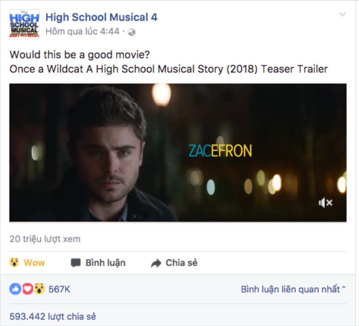 Cư dân mạng náo loạn với teaser 'fanmade' của 'High School Musical 4' Ảnh 9