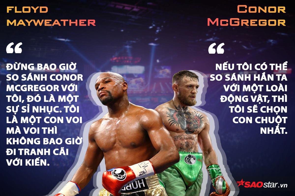 Floyd Mayweather vs. Conor McGregor và những màn khẩu chiến ác liệt Ảnh 4