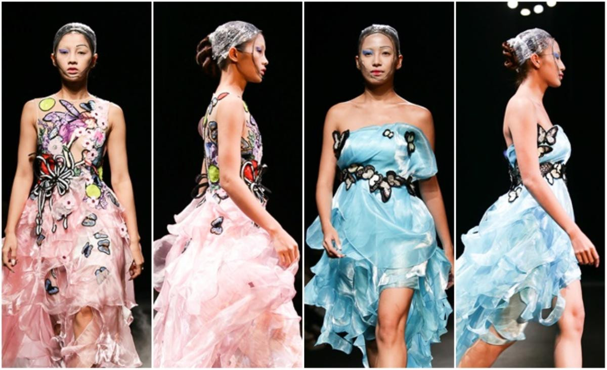 Hậu The Face, Lan Khuê xuất hiện đầy ma mị bên các 'gà chiến' trên sàn runway Ảnh 5