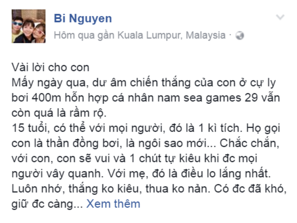 Sợ con kiêu ngạo, mẹ Kim Sơn gửi “tâm thư” xúc động cho nhà vô địch tuổi teen Ảnh 4