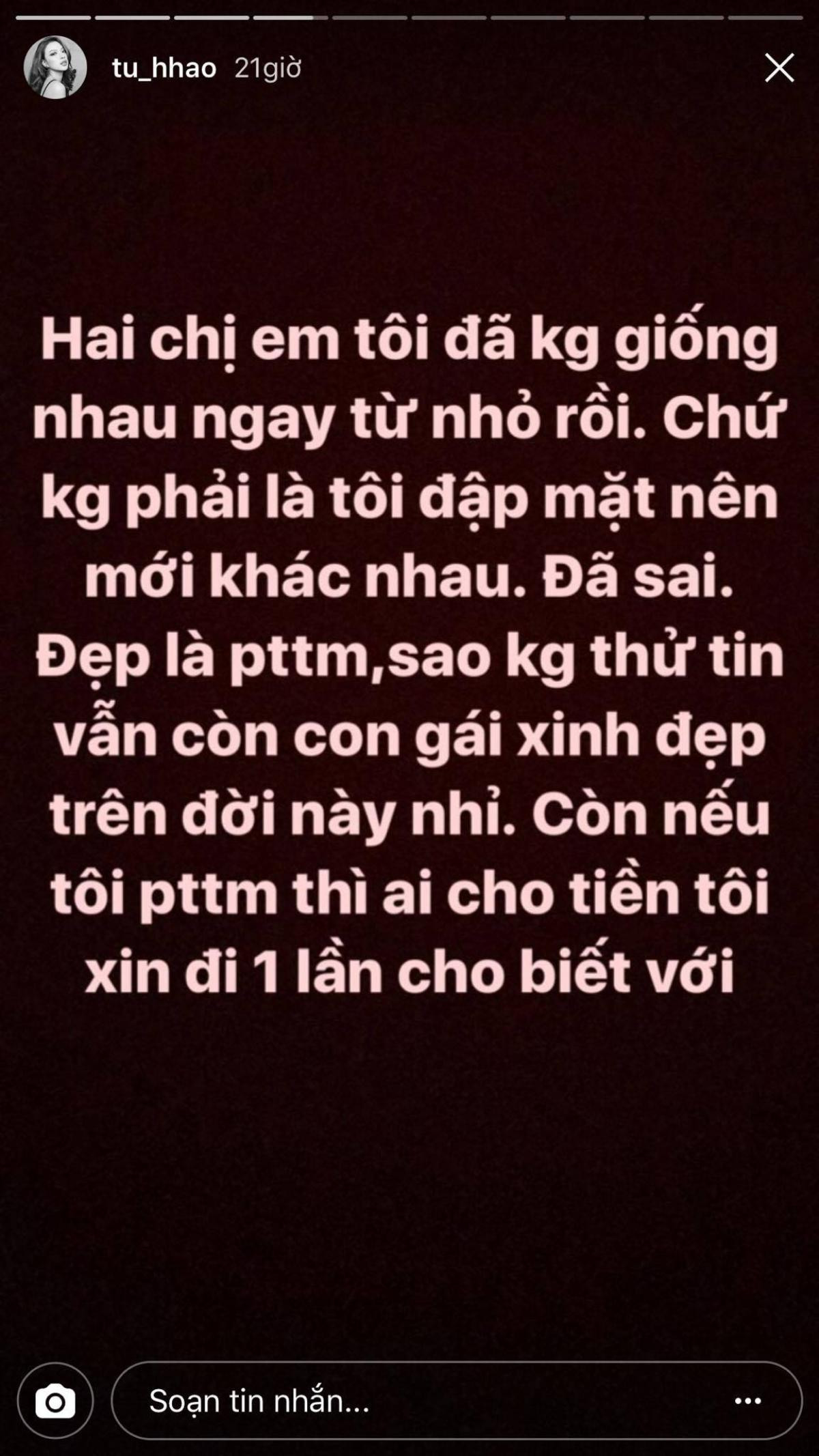 Tú Hảo lên tiếng 'đáp trả' dư luận khi bị nghi ngờ phẫu thuật thẩm mỹ Ảnh 1