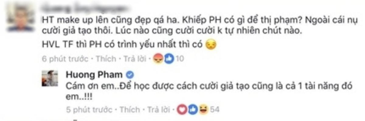 Bị chê giả tạo và ‘không có gì để thị phạm Hoàng Thuỳ’, Phạm Hương đanh thép đáp trả anti-fan Ảnh 2