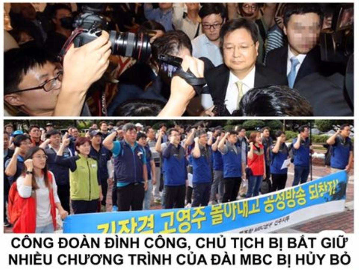 5000 nhân viên biểu tình: chủ tịch MBC bị bắt giữ, nhà đài quốc dân KBS hủy chương trình vô thời hạn Ảnh 4