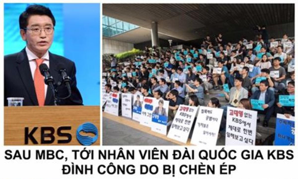 5000 nhân viên biểu tình: chủ tịch MBC bị bắt giữ, nhà đài quốc dân KBS hủy chương trình vô thời hạn Ảnh 5