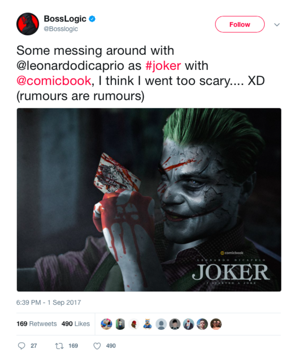 Nếu như Leonardo DiCaprio góp mặt vào 'The Joker Origin' thì sẽ thế nào? Ảnh 2