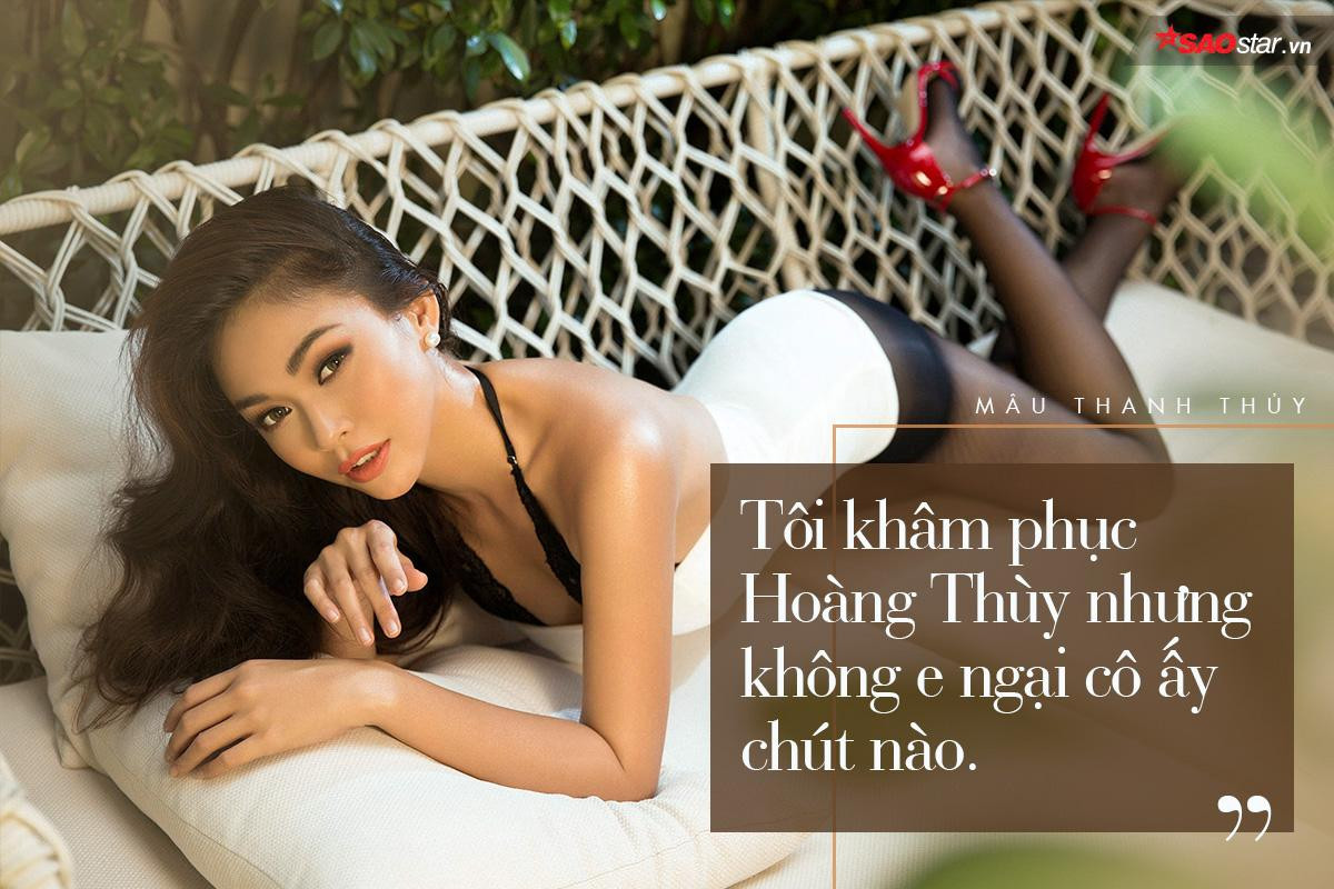 Mâu Thủy: 'Tôi khâm phục Hoàng Thùy nhưng không e ngại cô ấy' Ảnh 2