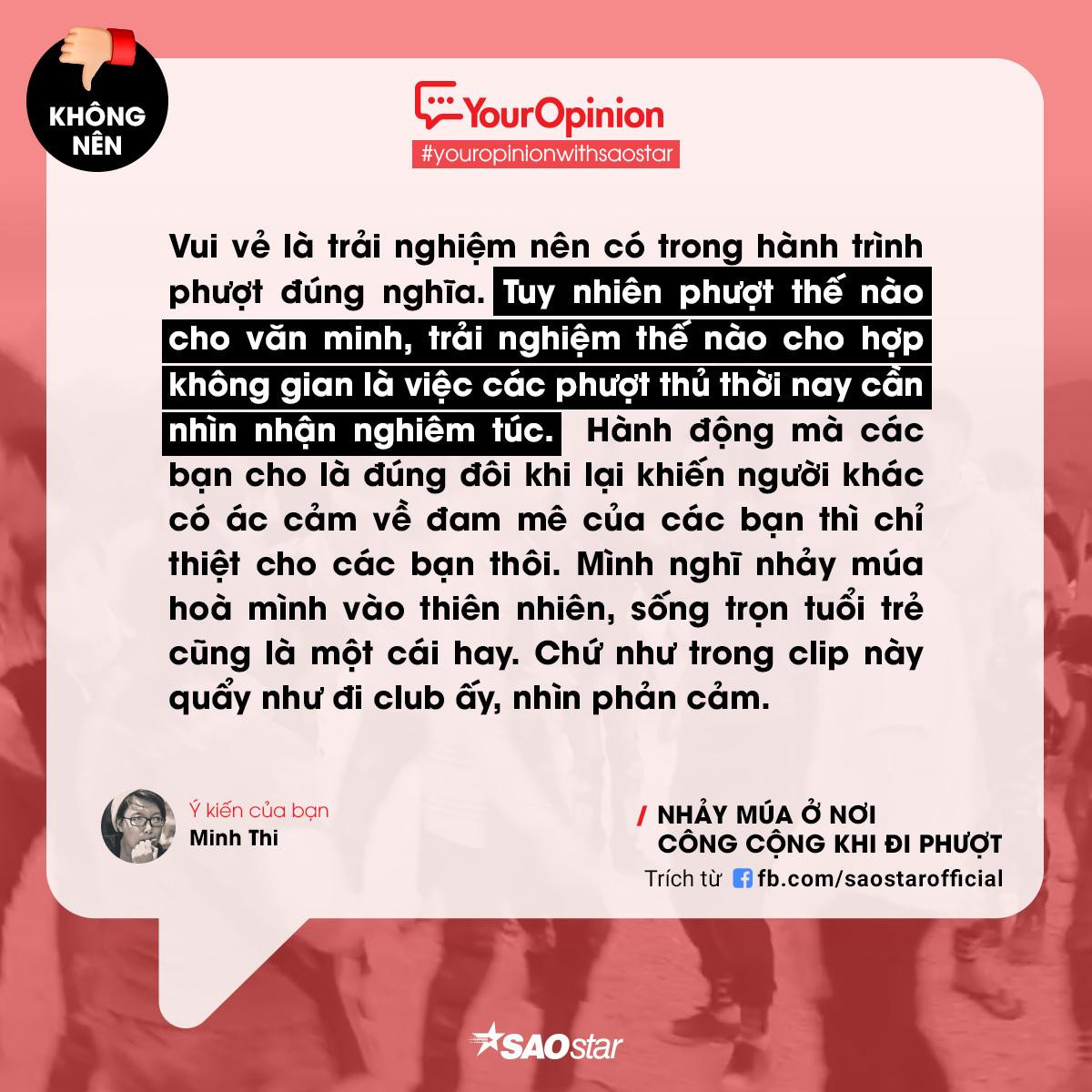 #YourOpinion: Cư dân mạng nói gì về clip phượt thủ 'quẩy' nhạc tưng bừng bên lề đường? Ảnh 5