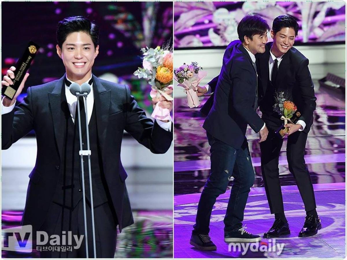 Park Bo Gum gửi lời chúc phúc cho cặp đôi 'Song - Song' khi được vinh danh tại Seoul Drama 2017 Ảnh 7