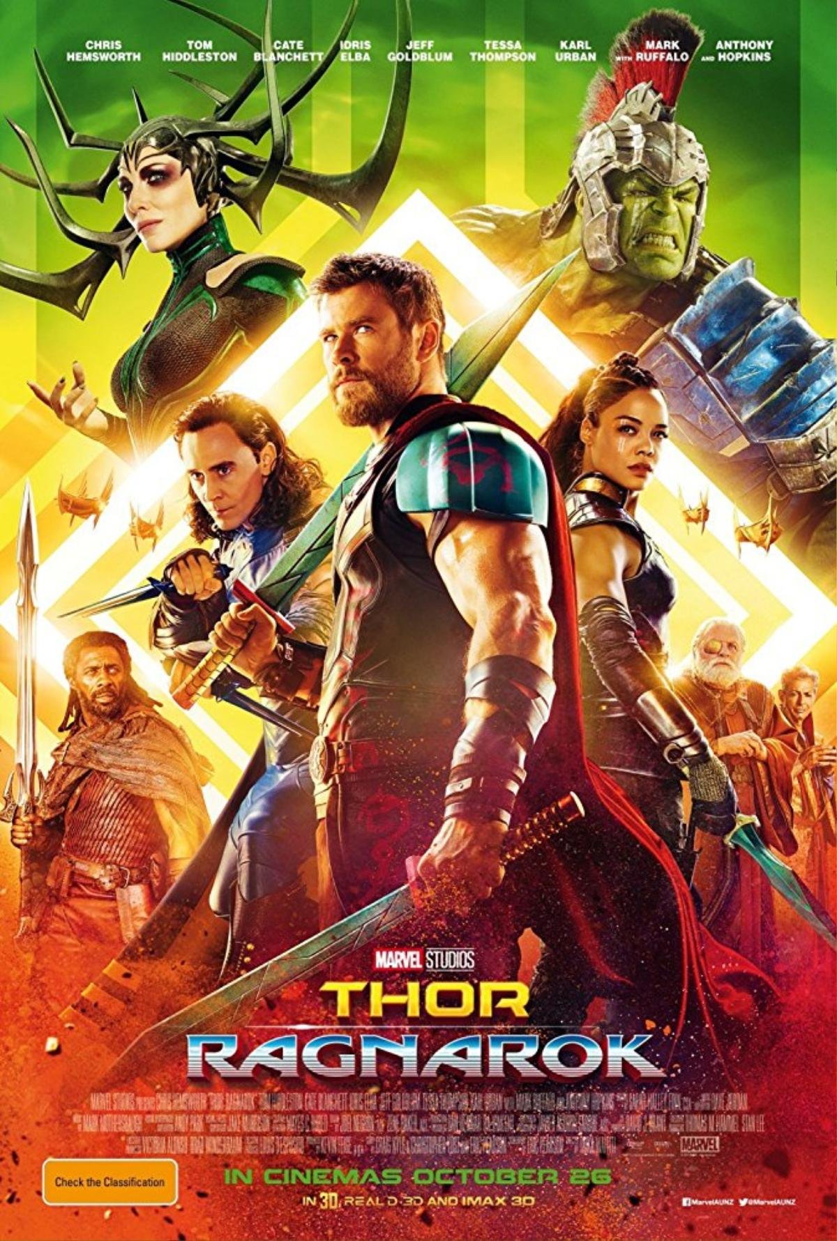 Sợ fan lãng quên, 'Thor: Ragnarok' hâm nóng bằng đoạn TV Spot cùng loạt poster màu mè Ảnh 3