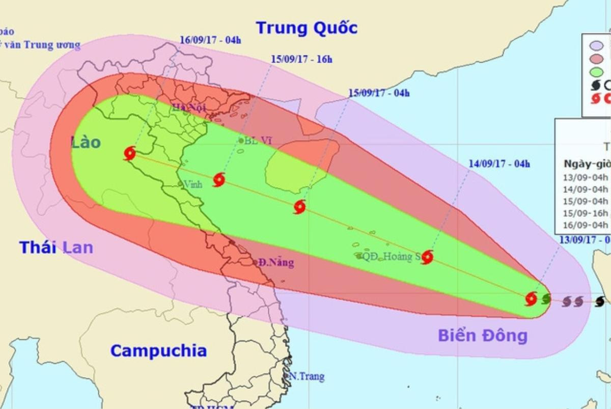 Bão số 10 liên tục tăng cấp, dự báo đổ bộ vào Thanh Hóa - Hà Tĩnh Ảnh 1