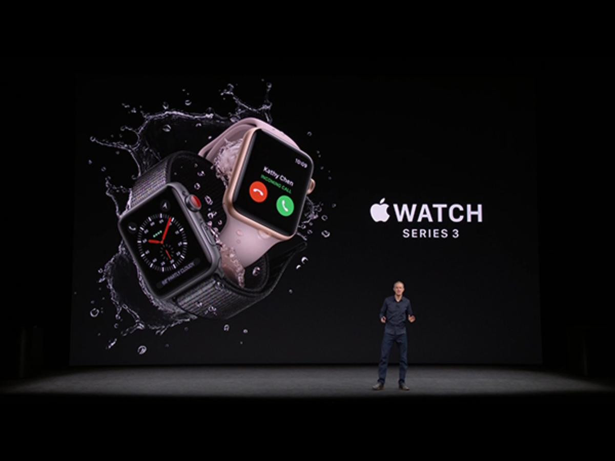 Apple trình làng Apple Watch Series 3 và Apple TV (2017) bên cạnh bộ ba iPhone mới Ảnh 1