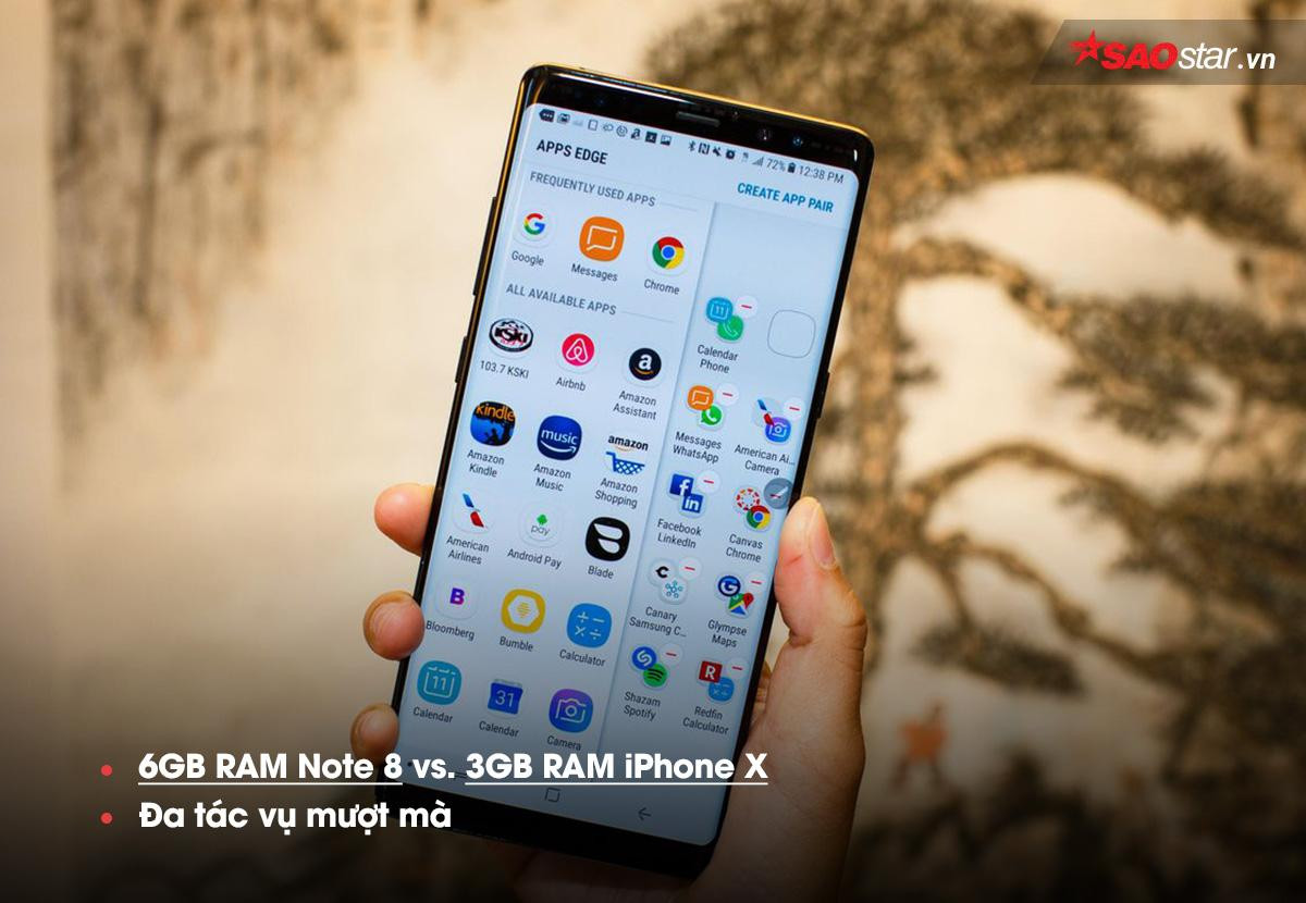 10 đặc điểm iPhone X năm thứ 10 thua kém Galaxy Note 8 một cách thuyết phục Ảnh 6