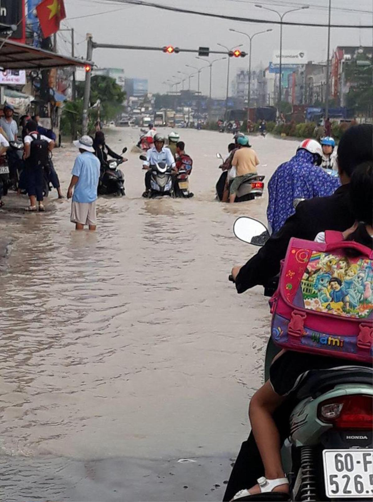 Đồng Nai: Mưa khủng khiếp khiến hàng trăm nhà dân ngập nặng, trường học đóng cửa Ảnh 7