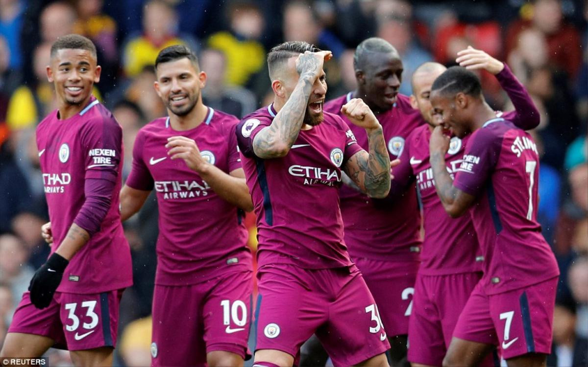 Man City lên ngôi đầu sau màn 'hủy diệt' Watford Ảnh 9