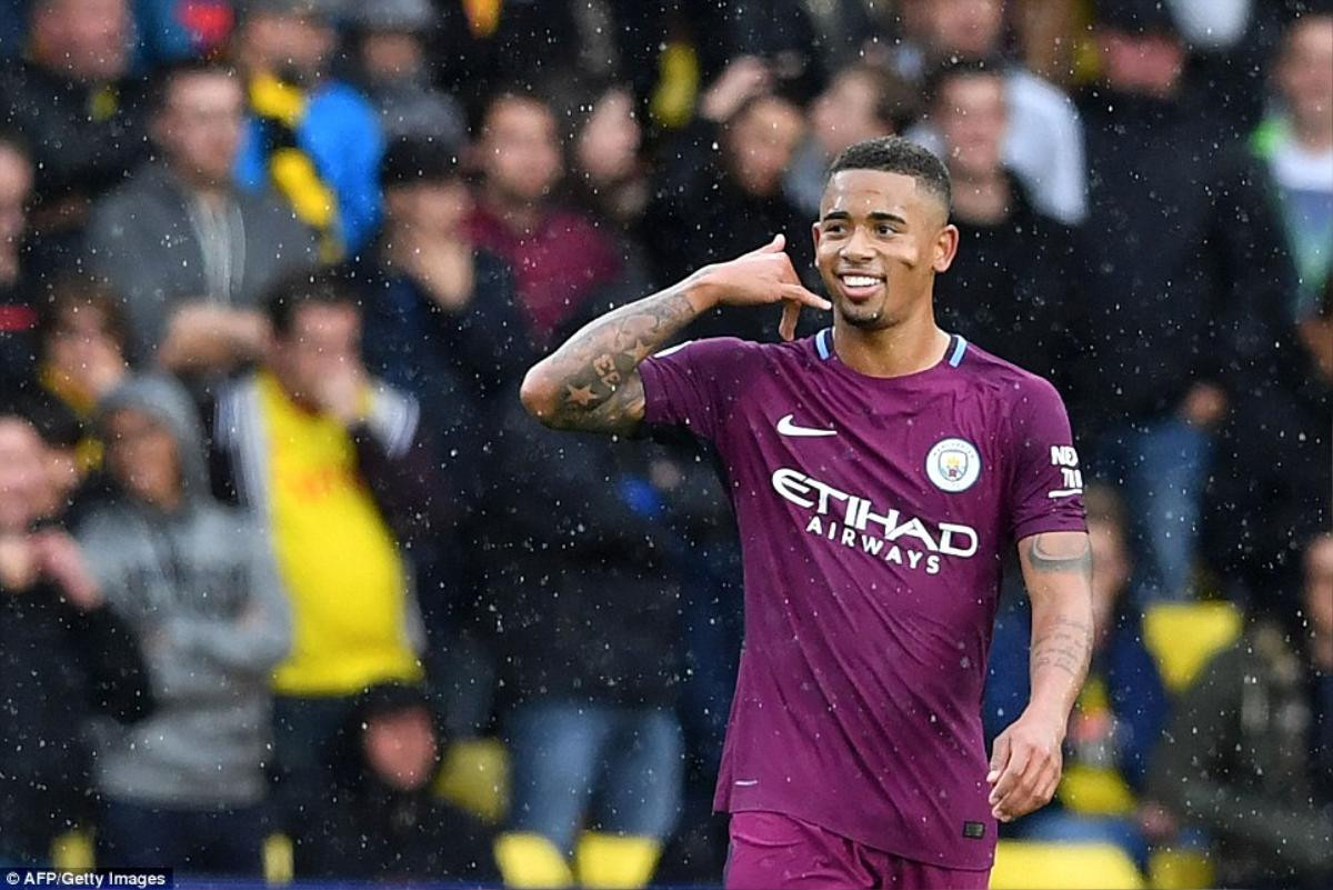 Man City lên ngôi đầu sau màn 'hủy diệt' Watford Ảnh 6