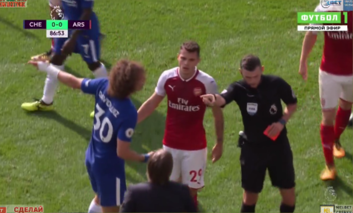 David Luiz nhận thẻ đỏ trực tiếp, Chelsea bị Arsenal cầm chân trên sân nhà Ảnh 5