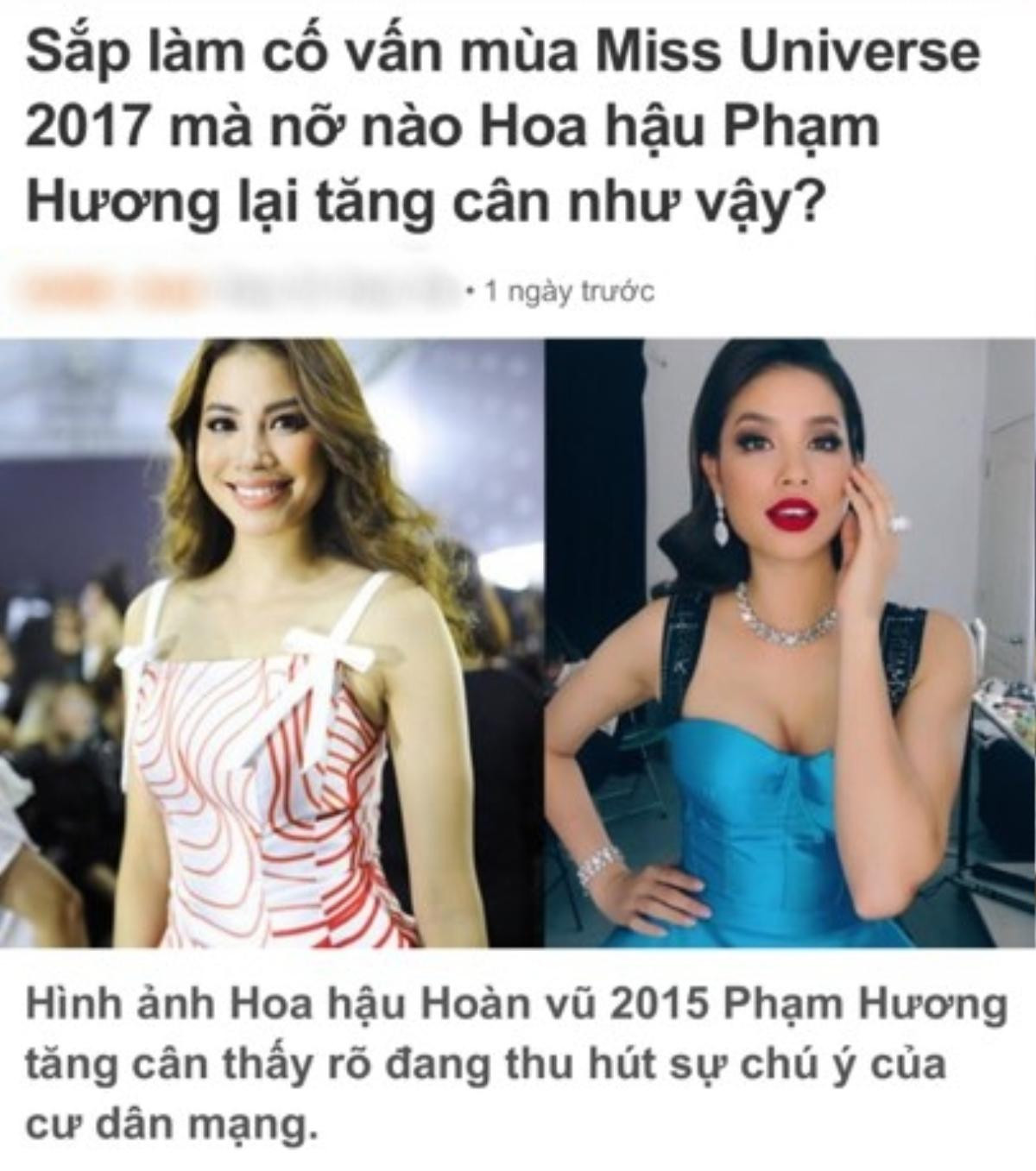 Bị chê không còn ‘mình hạc xương mai’, Phạm Hương thẳng thừng lên tiếng đáp trả Ảnh 1