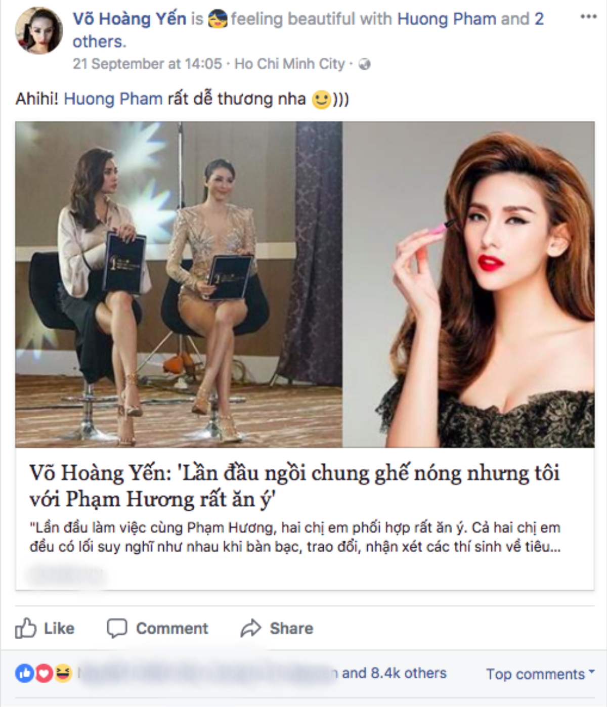 Thực hư tin đồn Phạm Hương chèn ép Mai Ngô, tỏ thái độ với đàn chị Võ Hoàng Yến tại Hoa hậu Hoàn vũ Việt Nam 2017? Ảnh 4