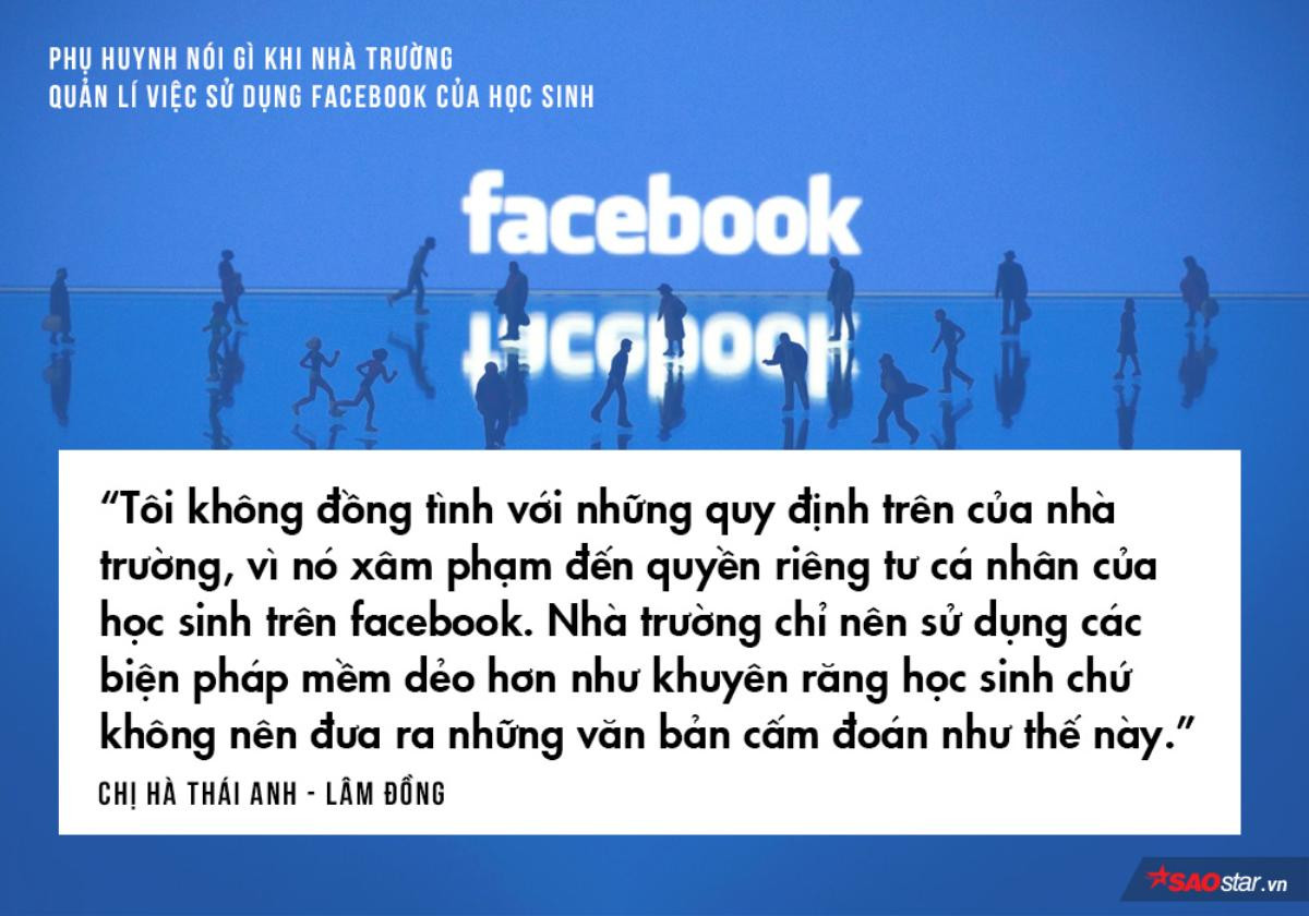 Phụ huynh nói gì khi nhà trường quản lí việc sử dụng Facebook của học sinh? Ảnh 6