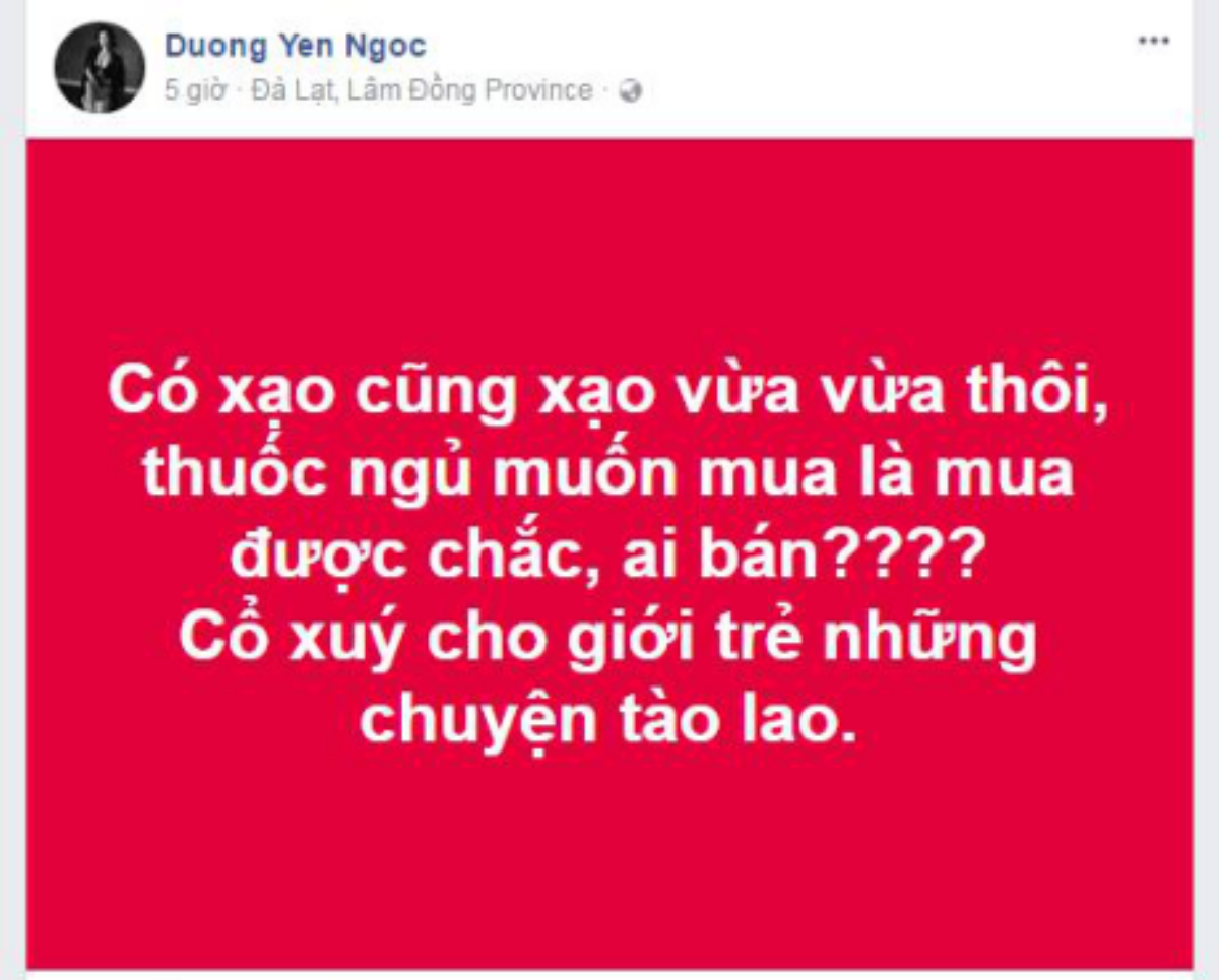 Bị Dương Yến Ngọc bóng gió chuyện nói dối dùng thuốc ngủ, Pha Lê triết lý: 'Người ngu dốt mới hay đi dạy dỗ người khác' Ảnh 1