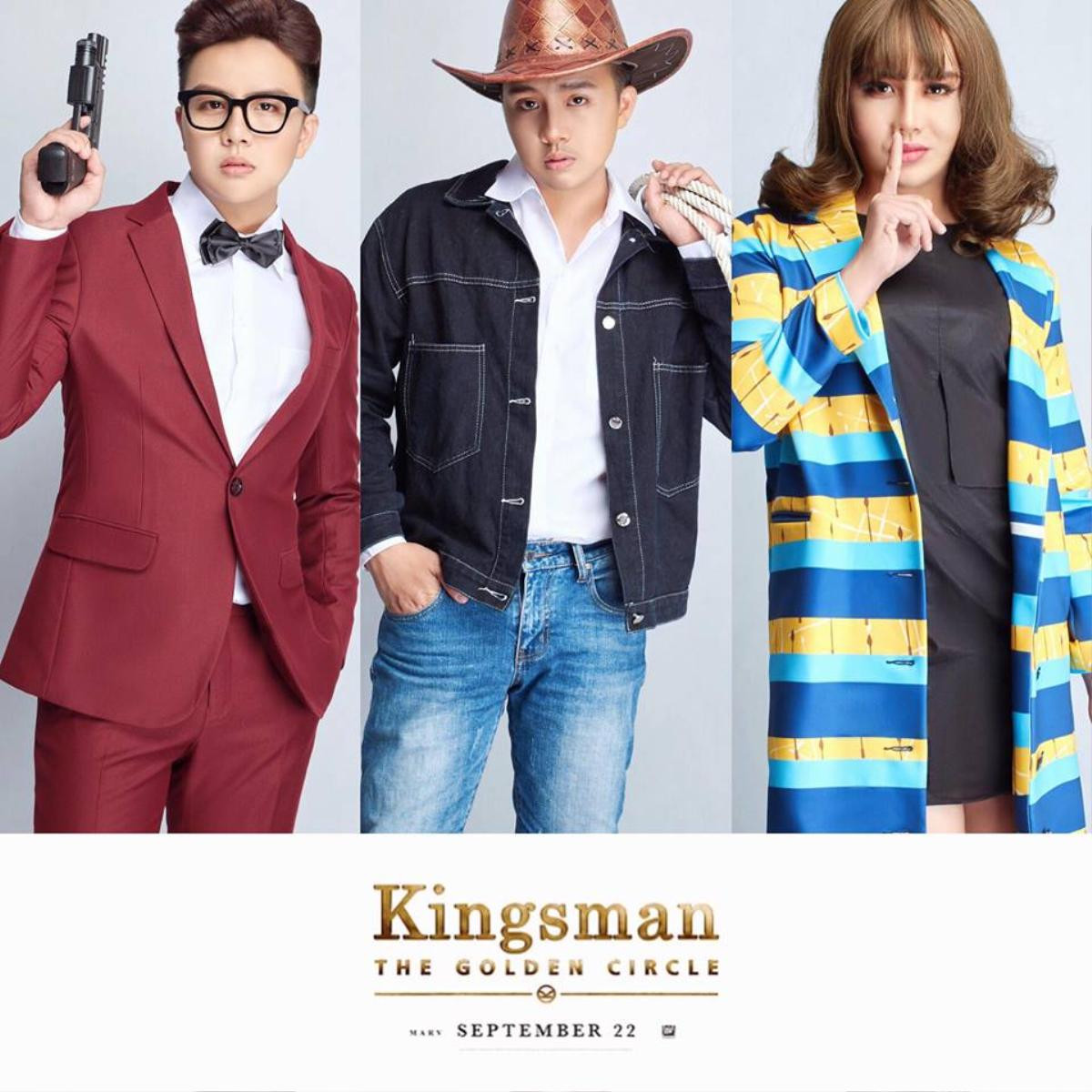 Duy Khánh, BB Trần, Châu Bùi và Diệu Nhi hóa thành loạt nhân vật Kingsman Ảnh 6